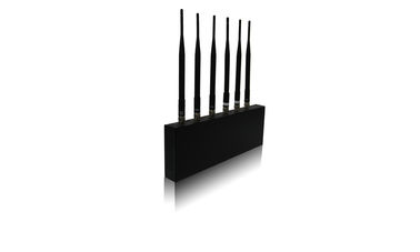 Black Cell Phone Scrambler Device For Wifi / Bluetooth / Wireless Vedio