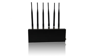 Black Cell Phone Scrambler Device For Wifi / Bluetooth / Wireless Vedio