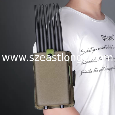 28 Bands Handheld Cell Phone Jammer WIFI GPS UHF VHF 315 433 12 maanden garantie
