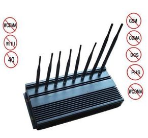 8 de Stoorzender van de antennes Hoge Macht, WIFI-Blocker de telefoonstoorzender van de hoge machtscel